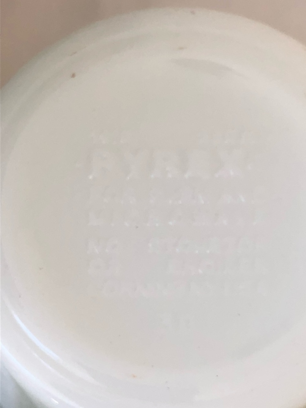 Vintage Pyrex Spring Blossom Milk Glass Three Cups Mugs - Picture 12 of 12